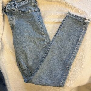 Levi's Light Blue Straight Leg Women's Jeans